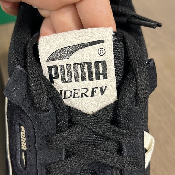 NWT Men's Puma Rider Future Vintage Casual Sneakers - Black Suede - 39016702 - Picture 11 of 11